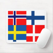 スカンジナビア人は四つ組に印を付けます マウスパッド (マウス)