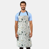 スカンジナビア北欧フローラ エプロン (着用した状態)
