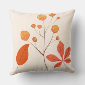 スカンジナビア北欧葉のと果実 クッション (裏面)