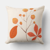 スカンジナビア北欧葉のと果実 クッション (正面)