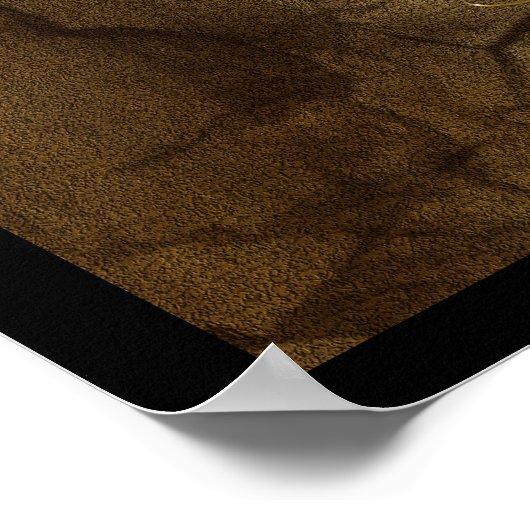 スカンジナビア地図アートポスター3 ポスター (角)