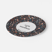 スカンジナビア夏の花ダークボホ結婚の花 ペーパープレート