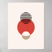 スカンジナビア抽象芸術幾何学模様 ポスター (正面)