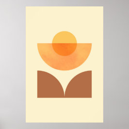 スカンジナビア抽象芸術幾何学模様 ポスター