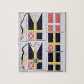 スカンジナビア旗のフランスのな本から、c印を付けます ジグソーパズル (縦)