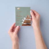 スカンジナビア日本モダン抽象芸術救の日程 チラシ (手)