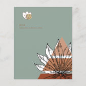 スカンジナビア日本モダン抽象芸術救の日程 チラシ (裏面)