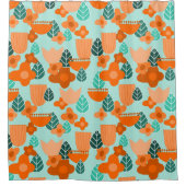 スカンジナビア春 シャワーカーテン (正面)