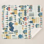 スカンジナビア村とのシームレスな過去 シェルパブランケット (正面(横))