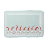 スカンジナビア格言お洒落クリスマスホリデー バスマット (正面)