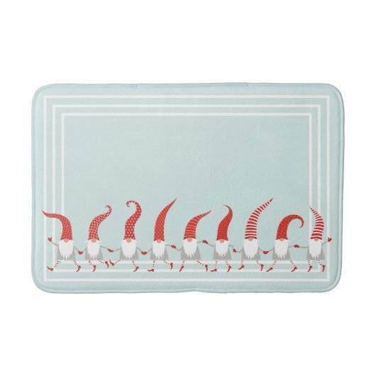 スカンジナビア格言お洒落クリスマスホリデー バスマット (正面)