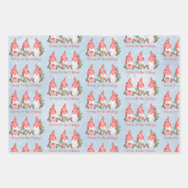 スカンジナビア格言のためのホリデークリスマス ラッピングペーパーシート