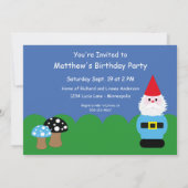 スカンジナビア格言カスタマイズパーティー 招待状 (裏面)