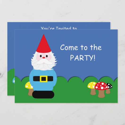 スカンジナビア格言カスタマイズパーティー 招待状 (正面/裏面)