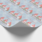 スカンジナビア格言フォーザホリデーパーソナライズされたズ ラッピングペーパー (角)