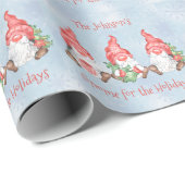 スカンジナビア格言フォーザホリデーパーソナライズされたズ ラッピングペーパー (ロールコーナー)