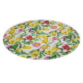 スカンジナビア格言:春フローラの水色。 カッティングボード (角)