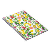 スカンジナビア格言:春フローラの水色。 ノートブック (右側)