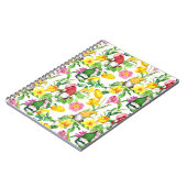 スカンジナビア格言:春フローラの水色。 ノートブック (左側)