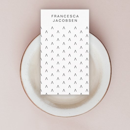 スカンジナビア様式 |ミニマリストScandi モダン 名刺