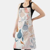 スカンジナビア洋ナシプリント:ヴィンテージフルーツパターン エプロン (インサイチュ)