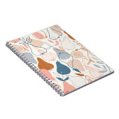 スカンジナビア洋ナシプリント:ヴィンテージフルーツパターン ノートブック (右側)