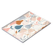 スカンジナビア洋ナシプリント:ヴィンテージフルーツパターン ノートブック (左側)