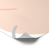 スカンジナビア洋ナシプリント:ヴィンテージフルーツパターン ポスター (角)