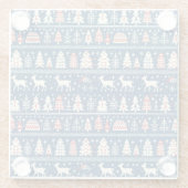 スカンジナビア海軍ブルークリスマストナディアノルディック ガラスコースター (裏面)