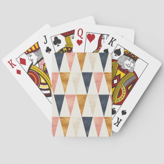 スカンジナビア海軍国旗のパターン トランプ (裏面)