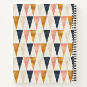 スカンジナビア海軍国旗のパターン ノートブック (裏面)