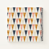 スカンジナビア海軍国旗のパターン ノートブック (裏面)