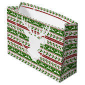 スカンジナビア白トナカイ ラージペーパーバッグ (裏面アングル)