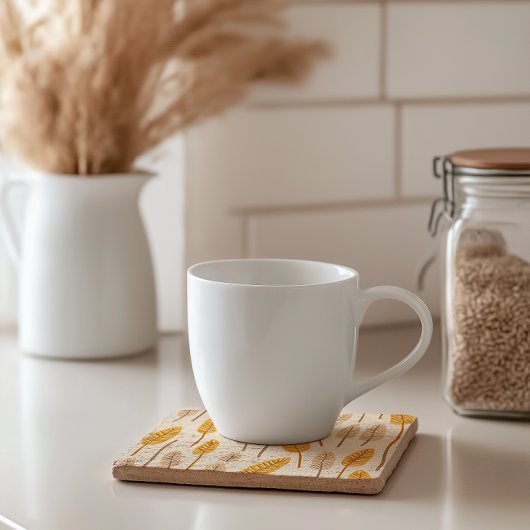 スカンジナビア秋のリーフストーンコースター ストーンコースター