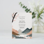 スカンジナビア結婚ジャパンディのテーマアーストーン 招待状 (スタンド正面)