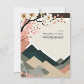 スカンジナビア結婚ジャパンディのテーマアーストーン 招待状 (裏面)