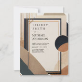 スカンジナビア結婚ジャパンディのテーマアーストーン 招待状 (正面)