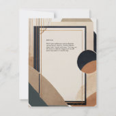 スカンジナビア結婚ジャパンディのテーマアーストーン 招待状 (裏面)