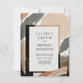 スカンジナビア結婚ジャパンディのテーマアーストーン 招待状 (正面)