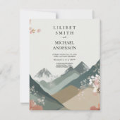 スカンジナビア結婚ジャパンディのテーマアーストーン 招待状 (正面)