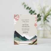 スカンジナビア結婚ジャパンディのテーマアーストーン 招待状 (スタンド正面)