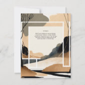 スカンジナビア結婚ジャパンディのテーマアーストーン 招待状 (裏面)