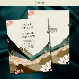 スカンジナビア結婚ジャパンディのテーマアーストーン 招待状