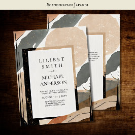 スカンジナビア結婚ジャパンディのテーマアーストーン 招待状