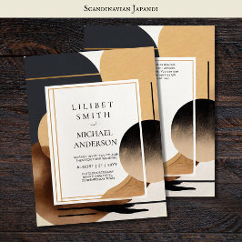 スカンジナビア結婚ジャパンディのテーマアーストーン 招待状