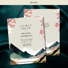 スカンジナビア結婚ジャパンディのテーマアーストーン 招待状