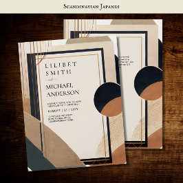 スカンジナビア結婚ジャパンディのテーマアーストーン 招待状