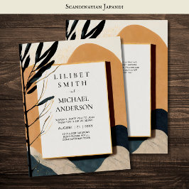 スカンジナビア結婚ジャパンディのテーマアーストーン 招待状