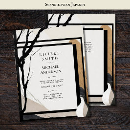 スカンジナビア結婚ジャパンディのテーマアーストーン 招待状
