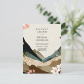 スカンジナビア結婚ジャパンディのテーマアーストーン 招待状 (スタンド正面)